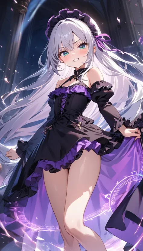 silver hair gothic