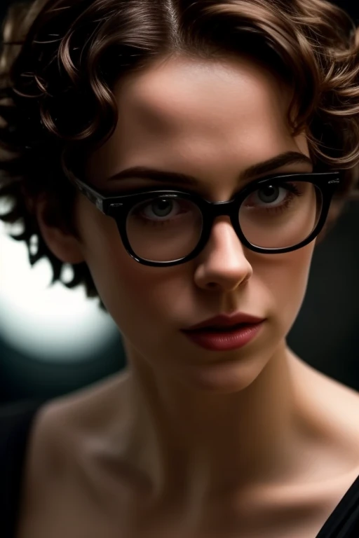 glasses woman