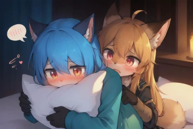 Akari and Tsukiko
