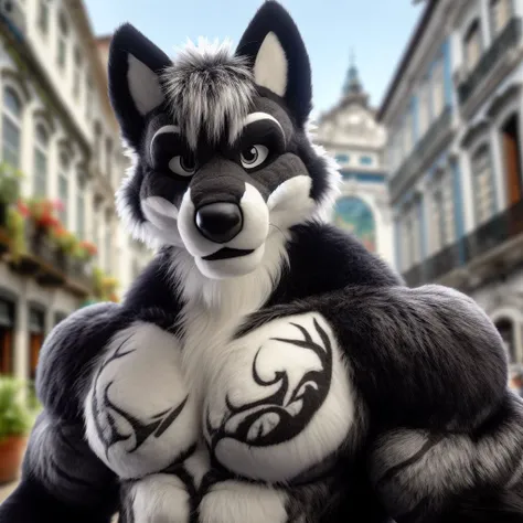 Black and white werewolf #2