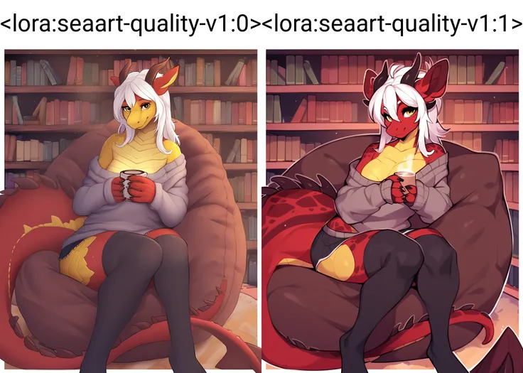 SeaArt Quality Tags - Furry