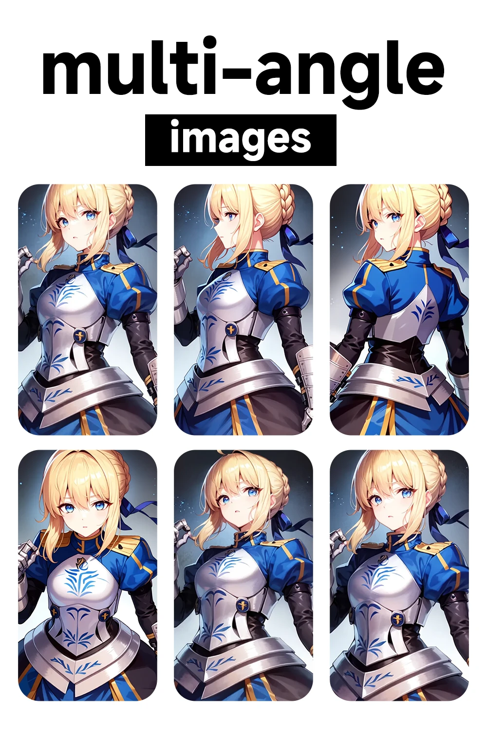 ângulos múltiplos de imagens