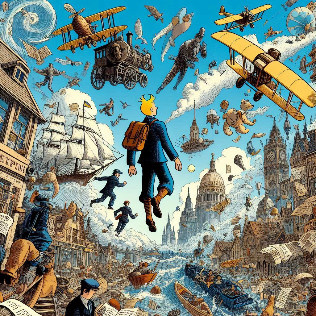 Adventures of Tintin backgrounds 1