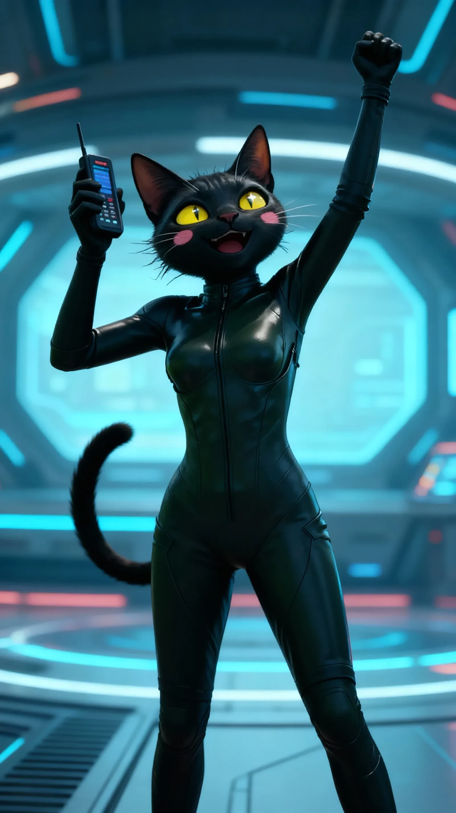 black cat girl V1.0 