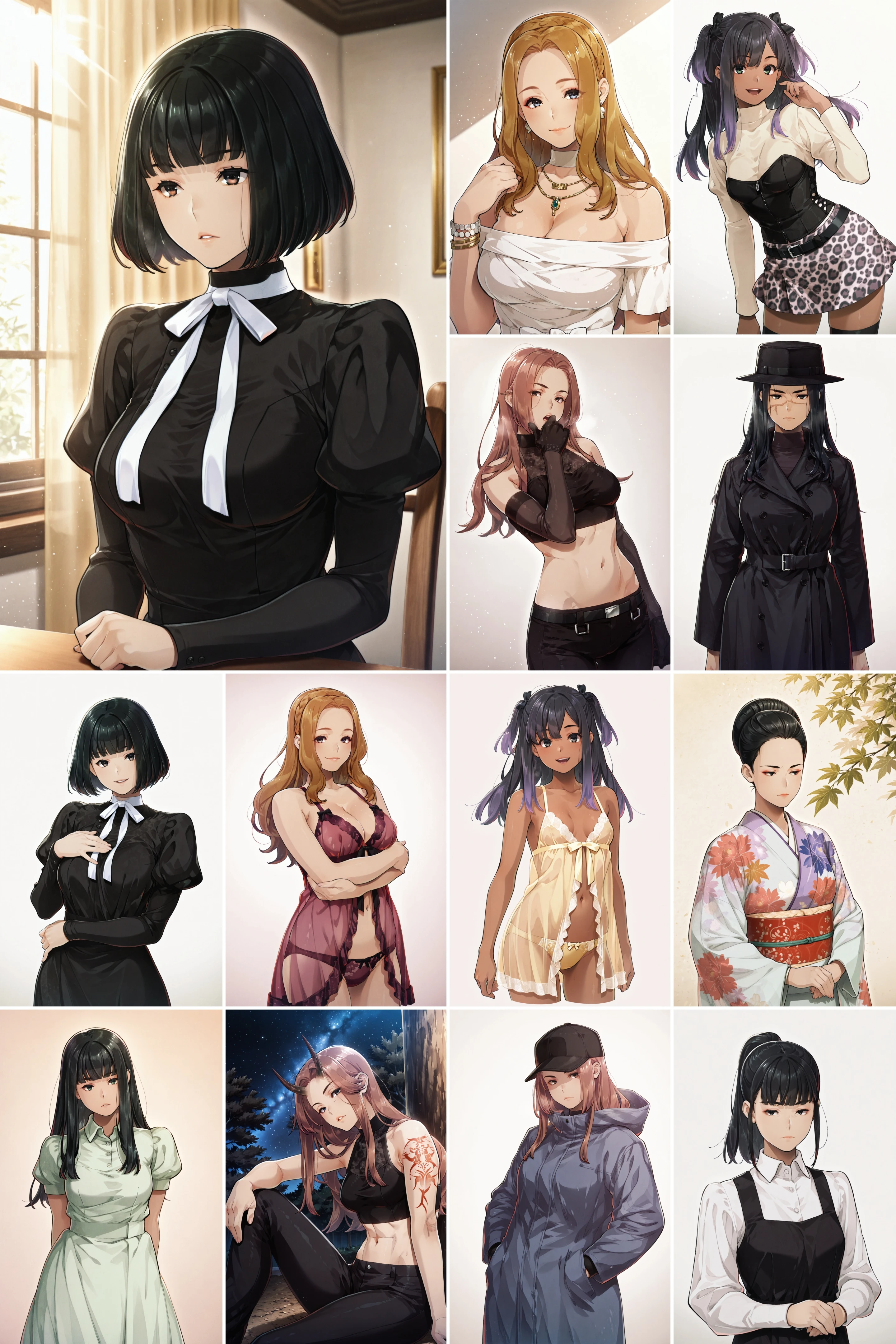 6 in 1，[CLOCKUP] 鏖呪ノ嶼/Ouju no Shima- Artist Style illustrious XL_v1.0