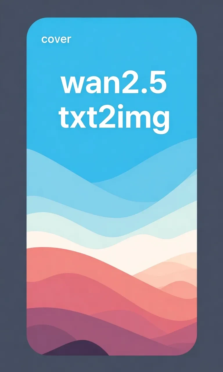 wan2.5 txt2img ilustração/Realista