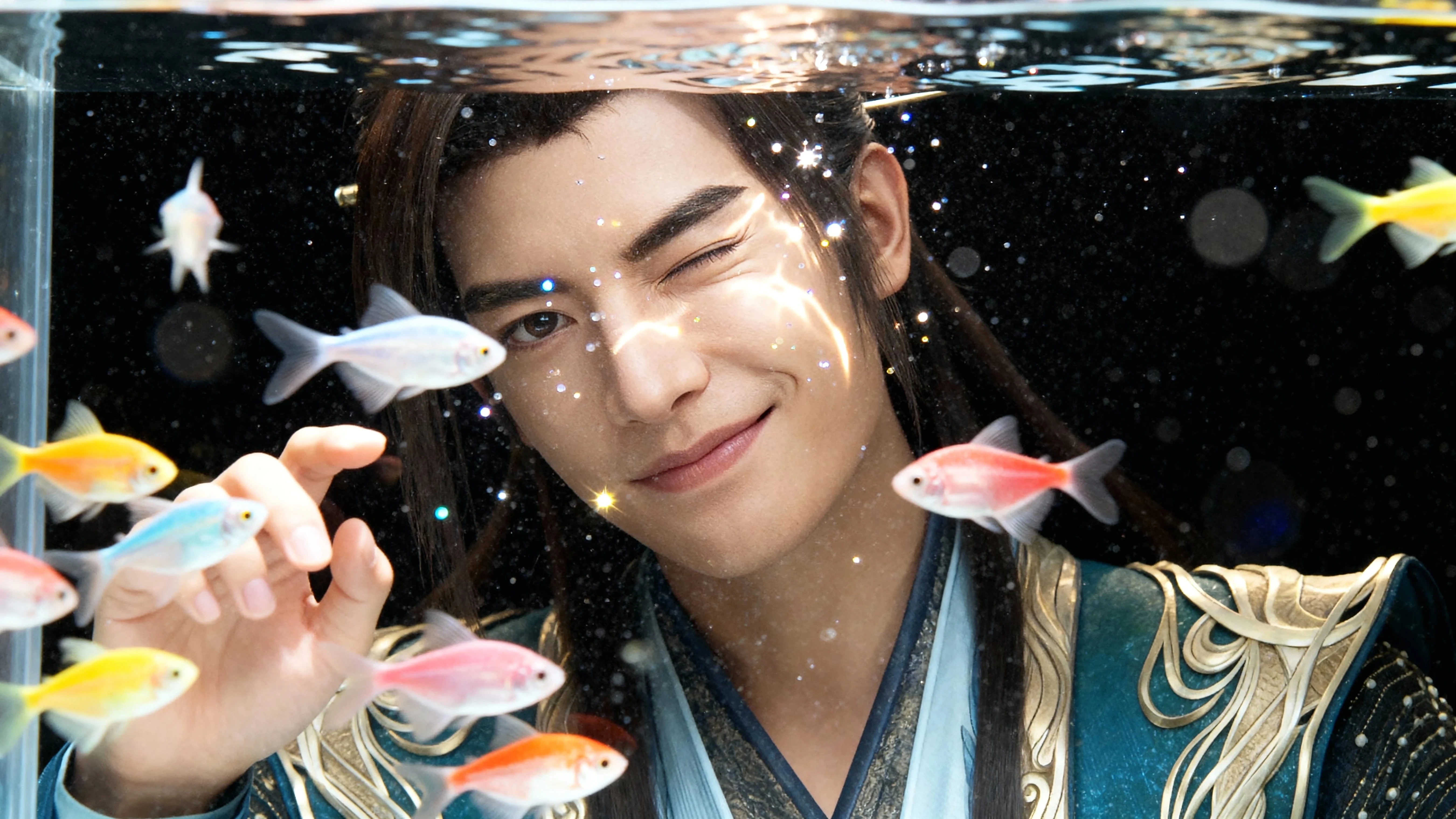 هان لي يصادف حوض السمك