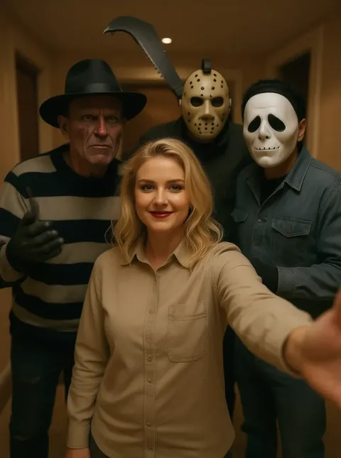 Fotos mit Stars aus Horrorfilmen aufnehmen