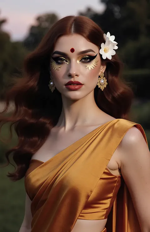 Maquiagem de Bollywood indiana