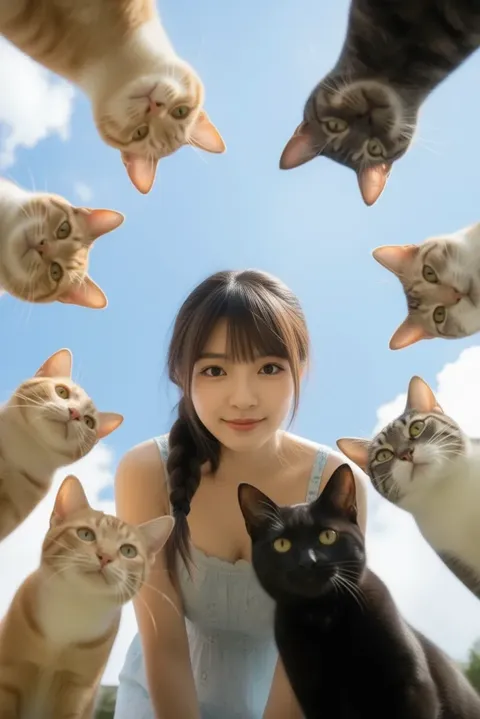 تنظر إليكِ من أسفل