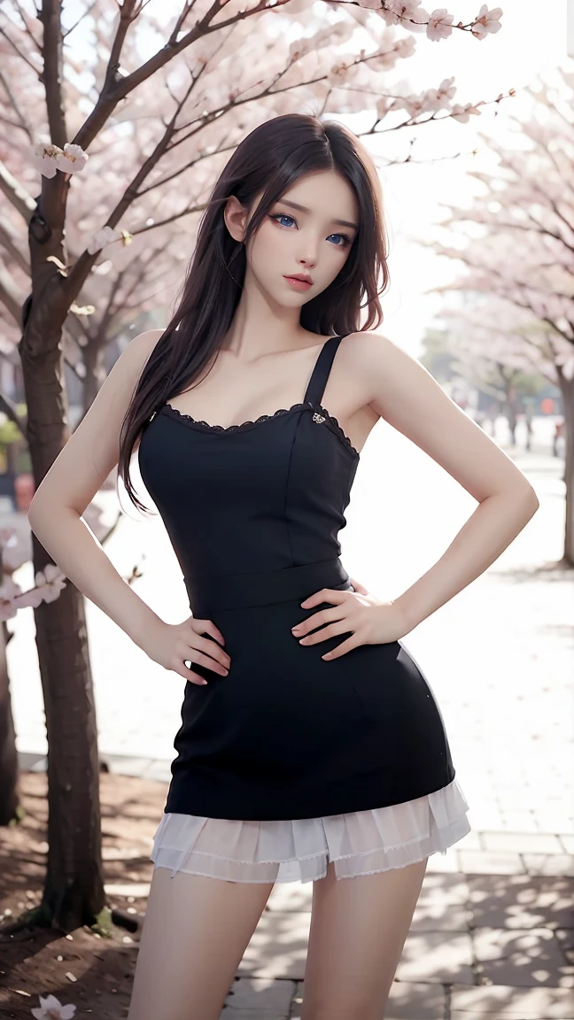 黑色輕奢珠花蕾絲裙擺洋裝 2025_10_28