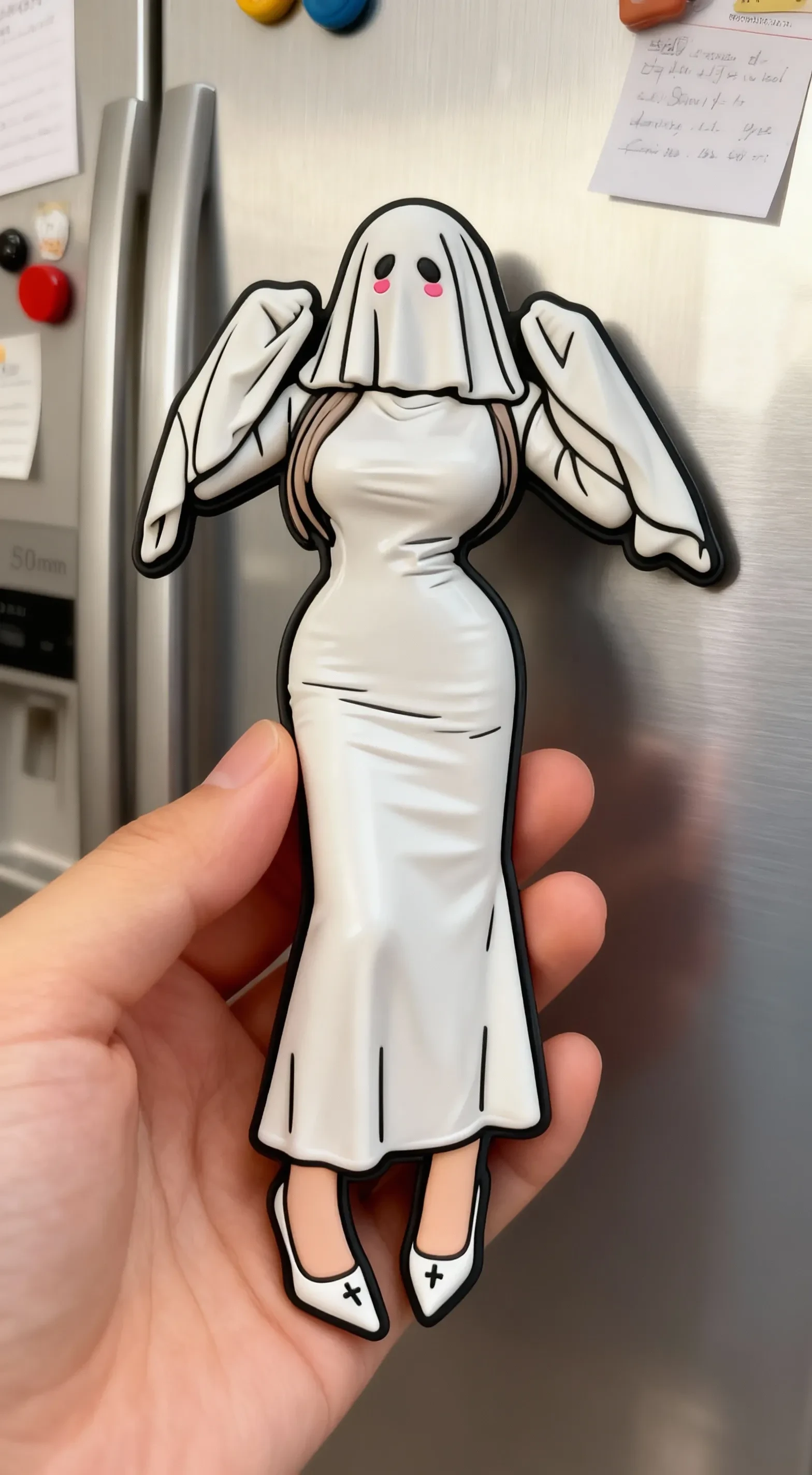 3D figurine refrigerator magnets