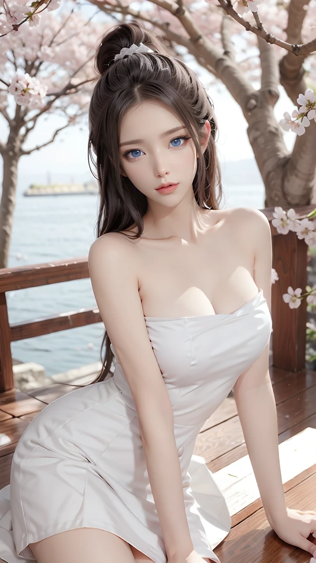 純白雙排釦不對稱短洋裝 2025_11_6