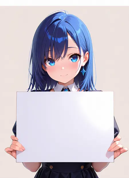 プラカード/holding sign(XL,pony) v1.0 ill