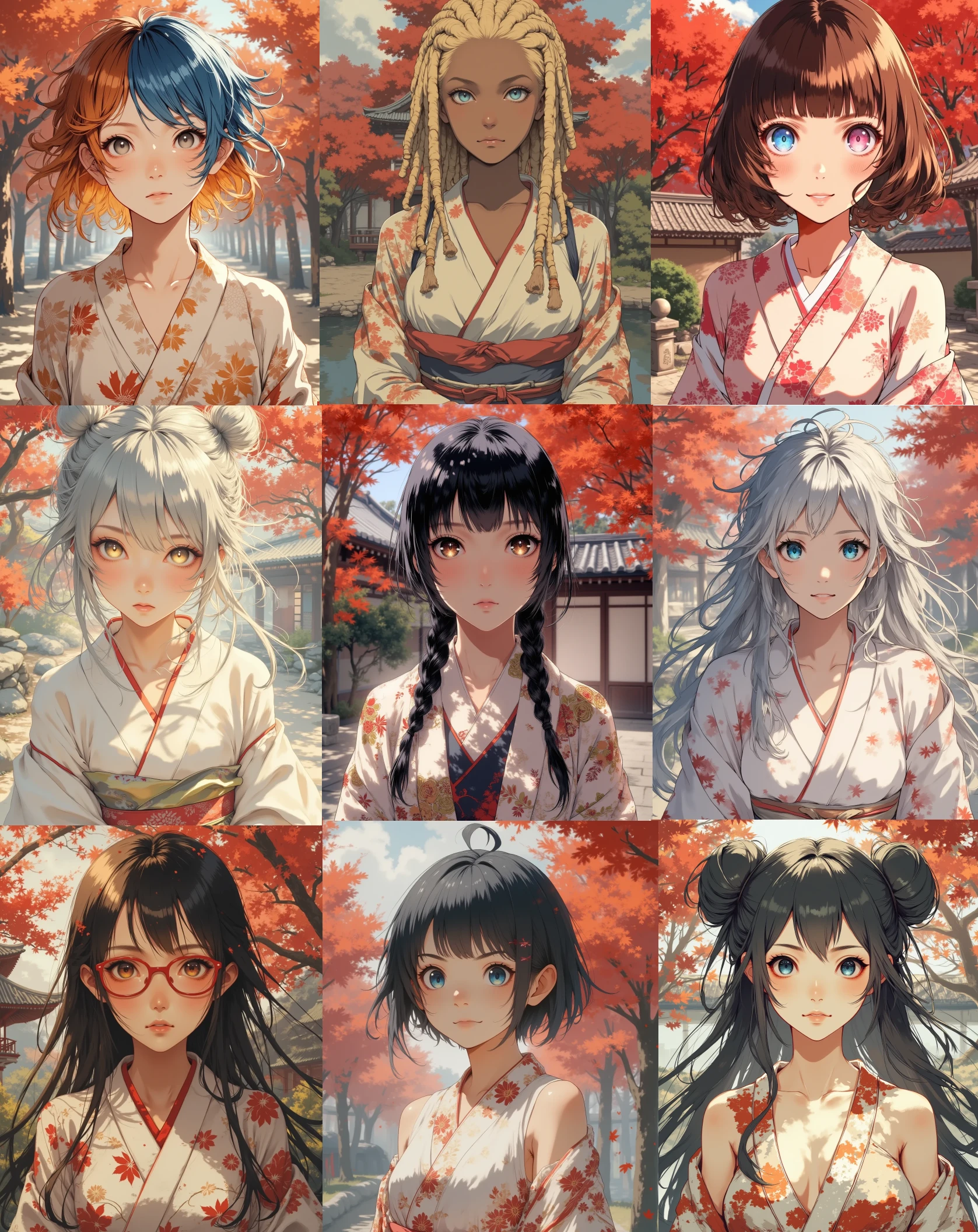 Anime Style Cute Girl Mix X FLUX