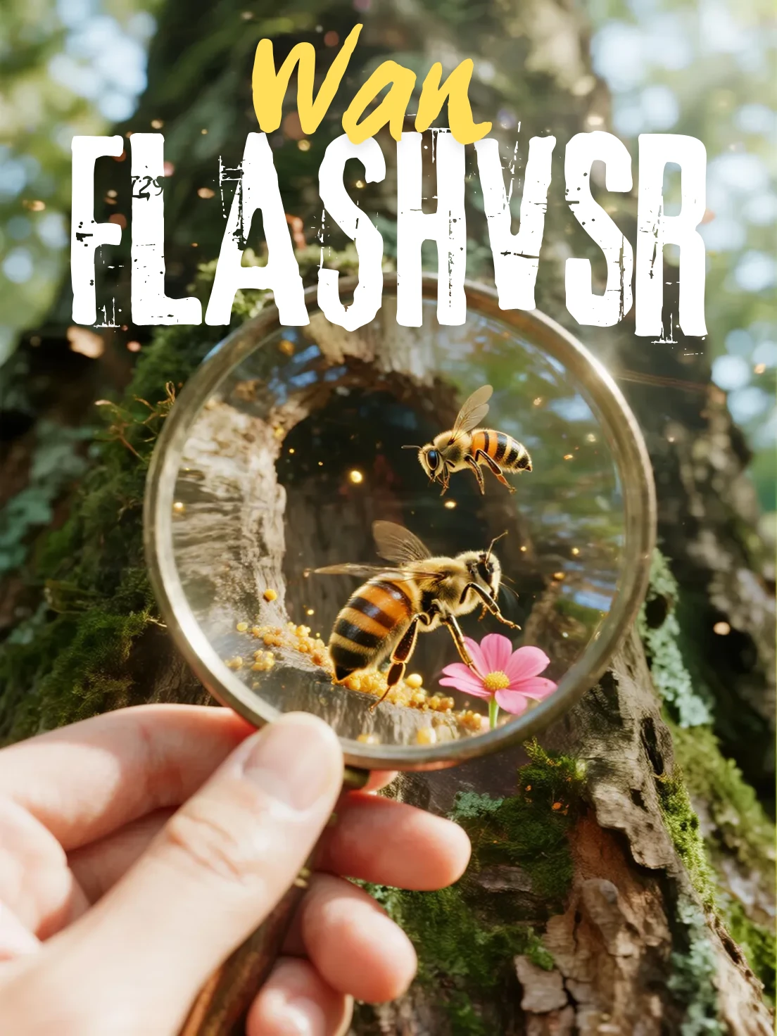 Wan2.1 FlashVSR Video zoomed in clearly- KJ