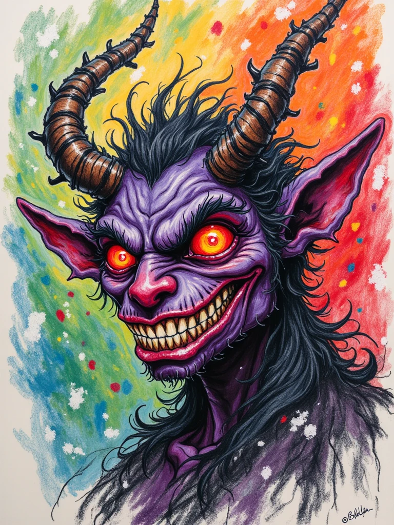 FLUX Crayon drawing style V1