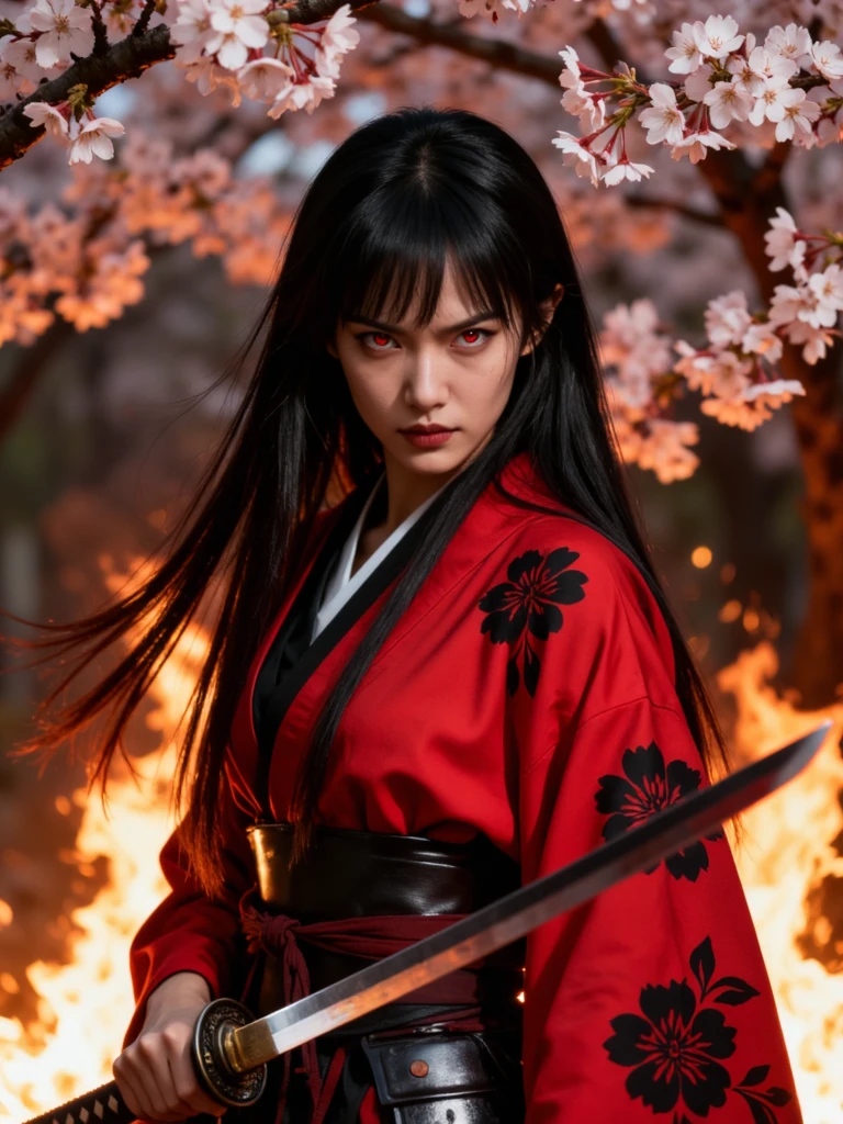 QWEN Woman in a kimono V1