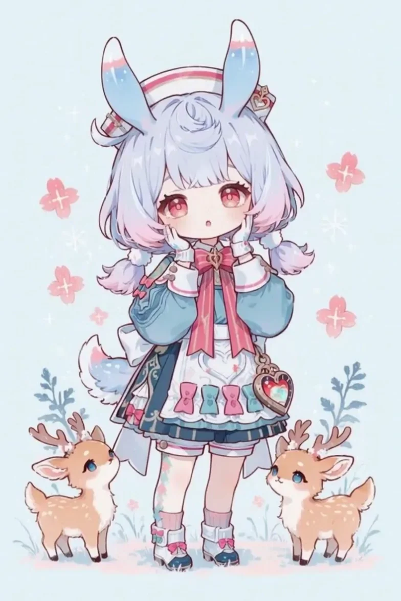 治愈系萌鹿兔娘 Niji LoRA 1