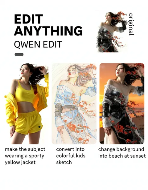 แก้ไขอะไรก็ได้ - Qwen Image Edit 2509