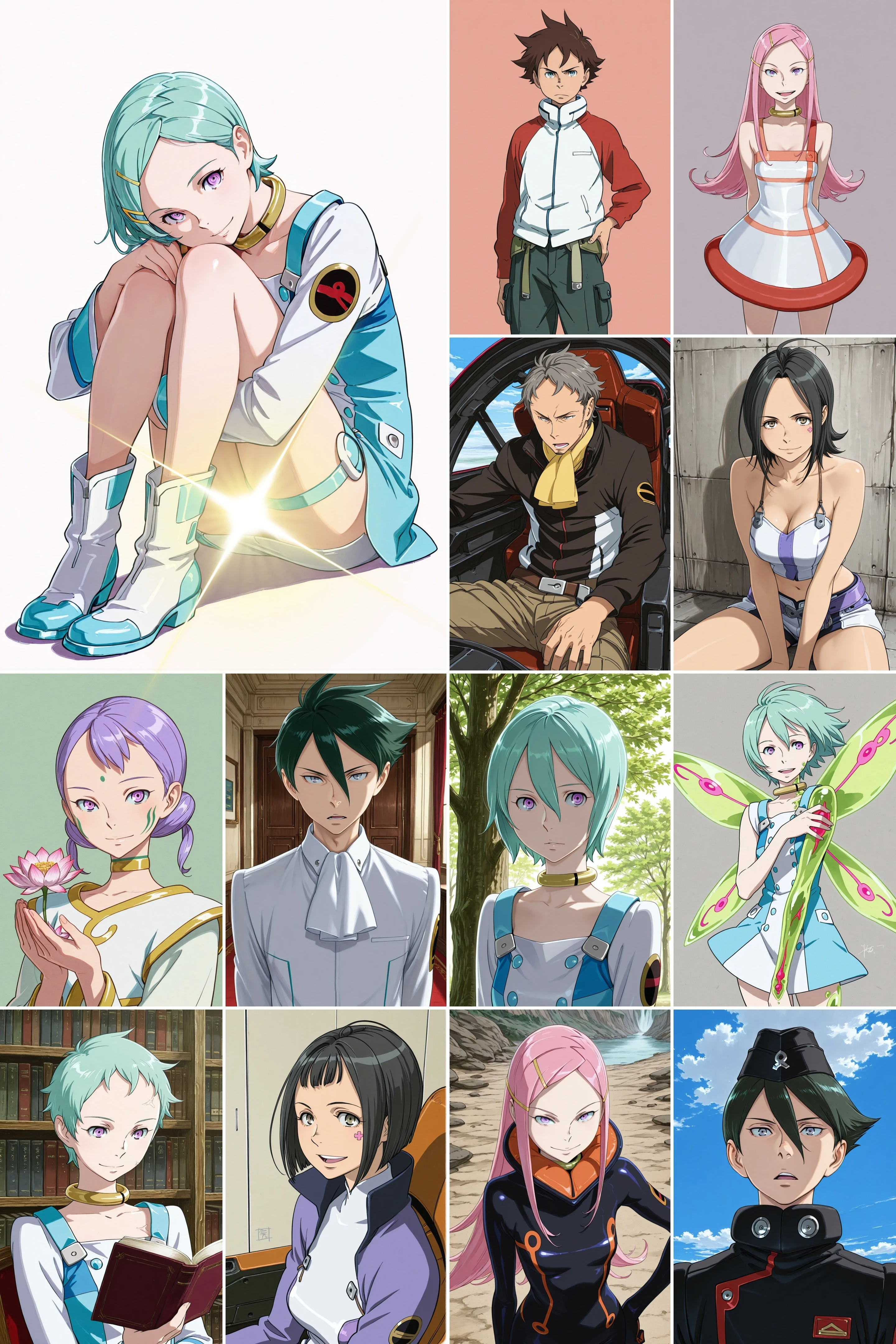 7 in 1，Psalms of Planets Eureka SeveN/交响诗篇，Kenichi Yoshida/吉田健一 -Artist Style illustrious XL_v1.0
