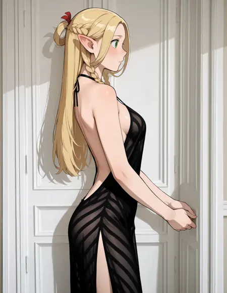 ****** Sheer ****** Dress illust