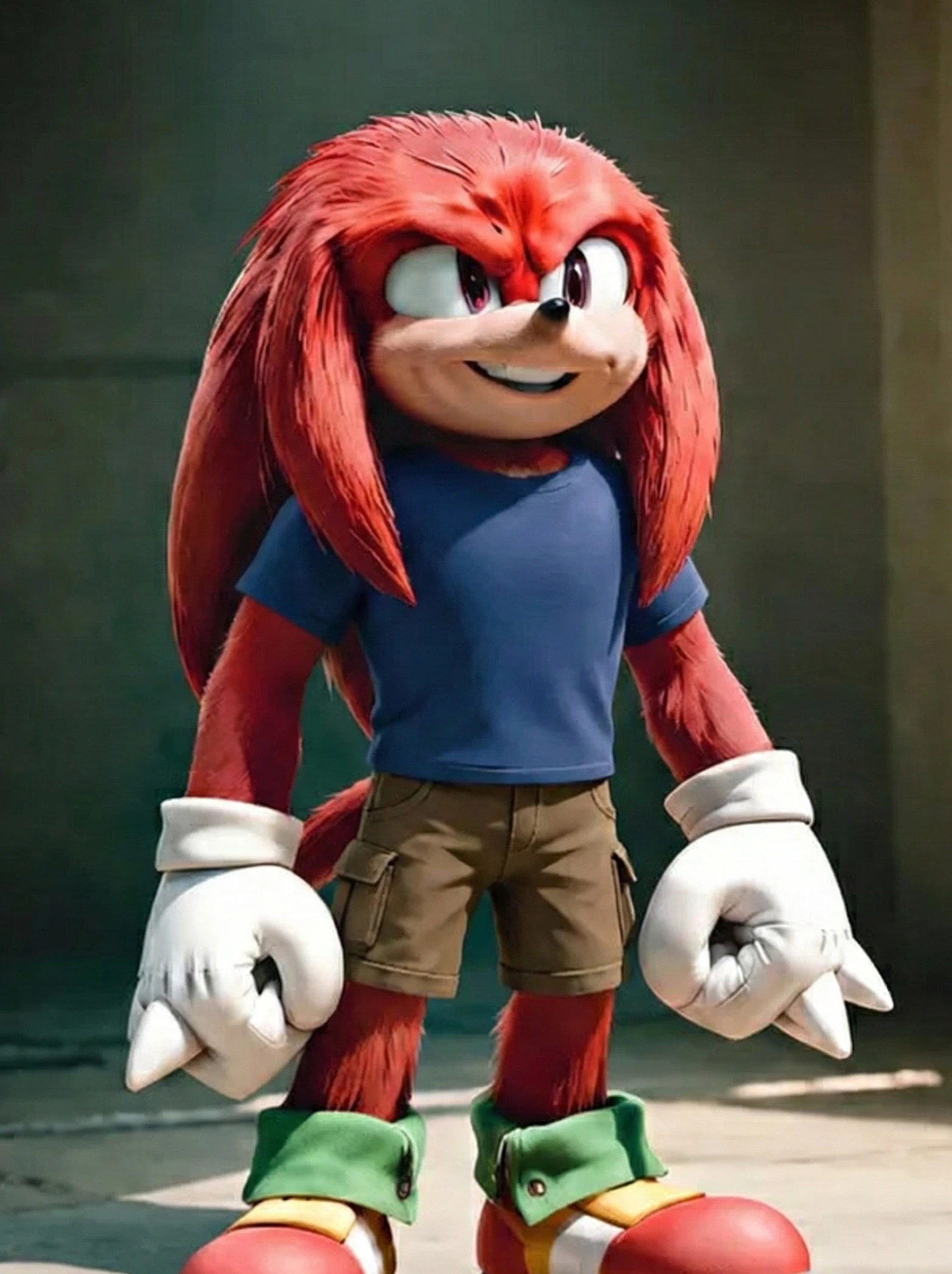 Knuckles Sonic 2 - SDXL_rel_260420