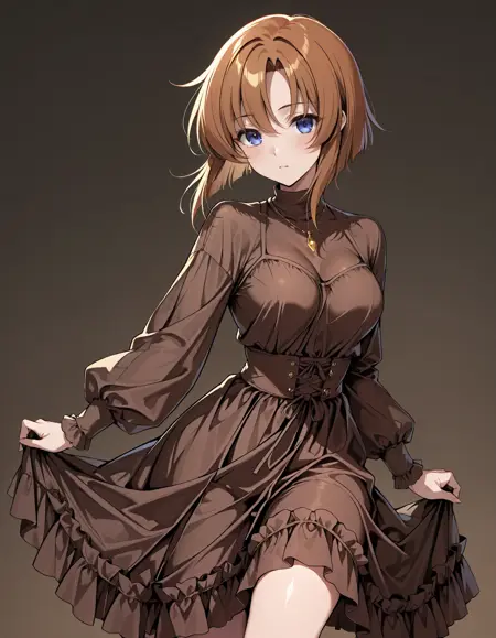 Tulle Mini Dress illust
