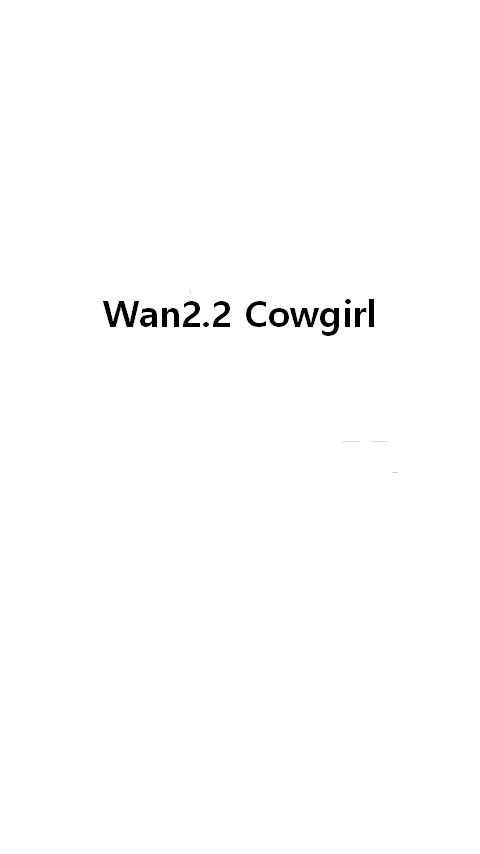 Wan2.2 c0wg1rl v1.0