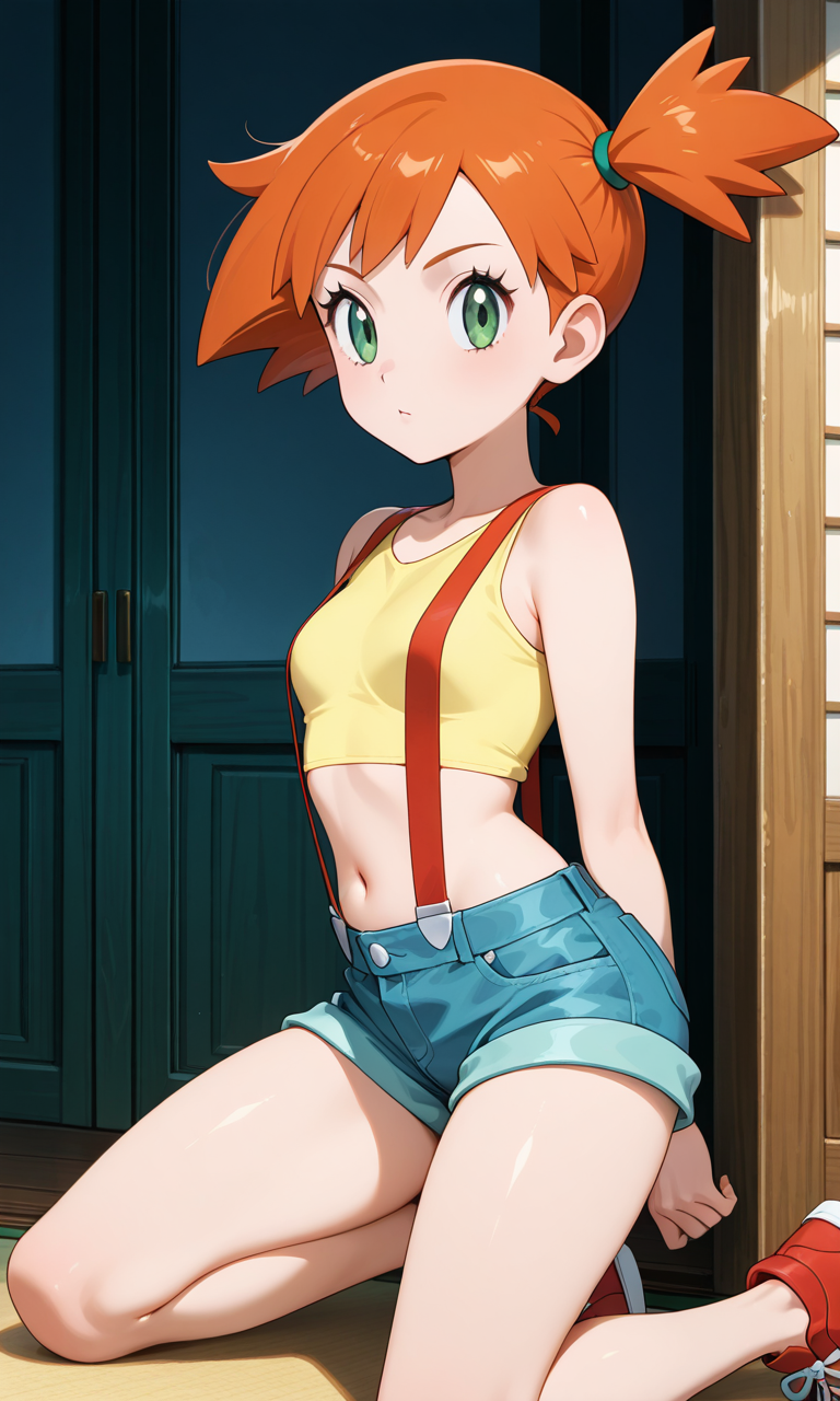 Misty/Kasumi Pokemon 2 variations and 25 Outfits