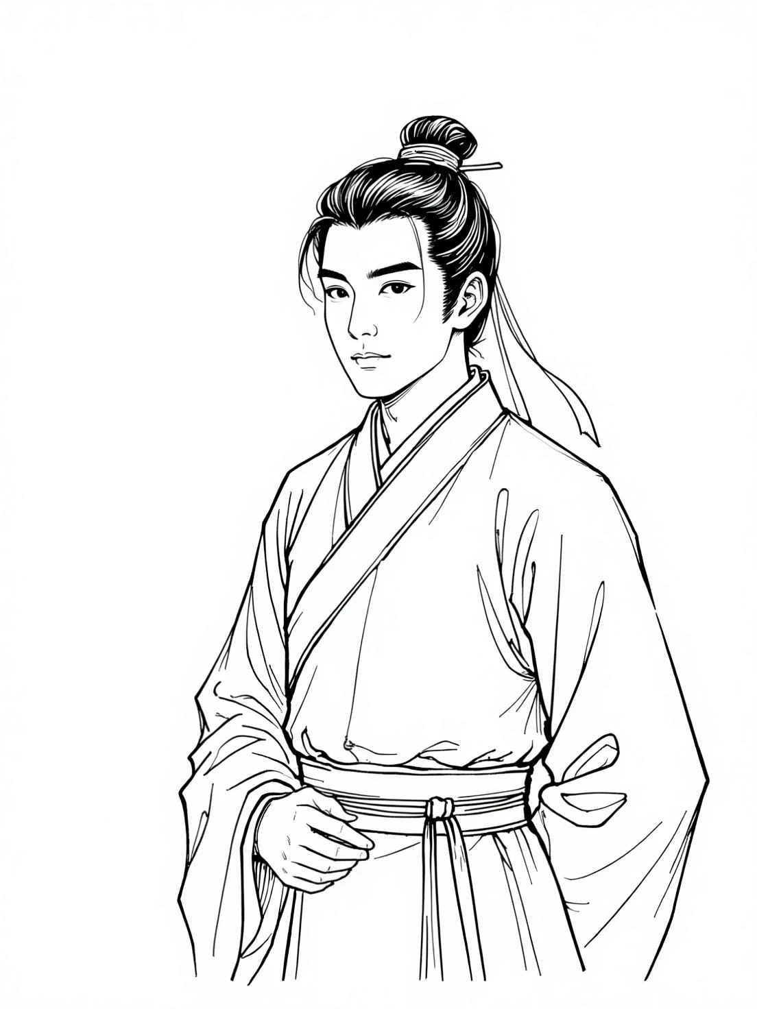 QWEN 线稿作品 V1