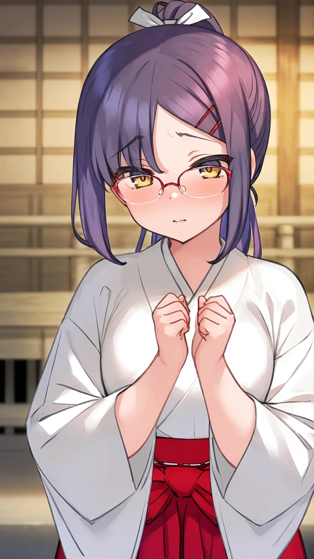  巫女バイト中にお小遣い稼ぎに●される委員長 V1