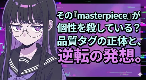 【プロンプト】masterpiece の正しい使い方