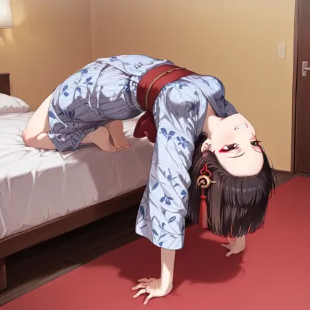 Arched Back Yoga Bridge (ブリッジポーズ)|IL・Pony 1