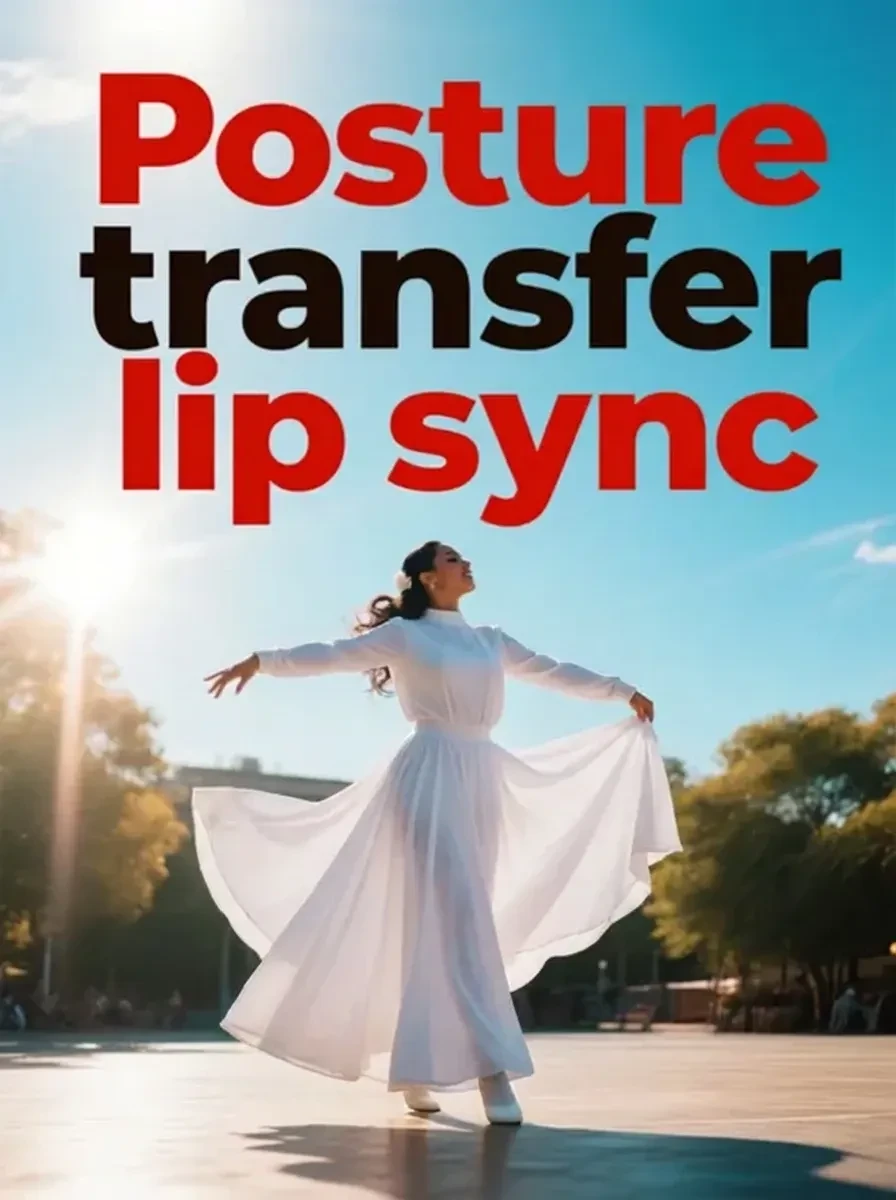 wan animate+LatentSync1.5 character pose transfer and lip sync