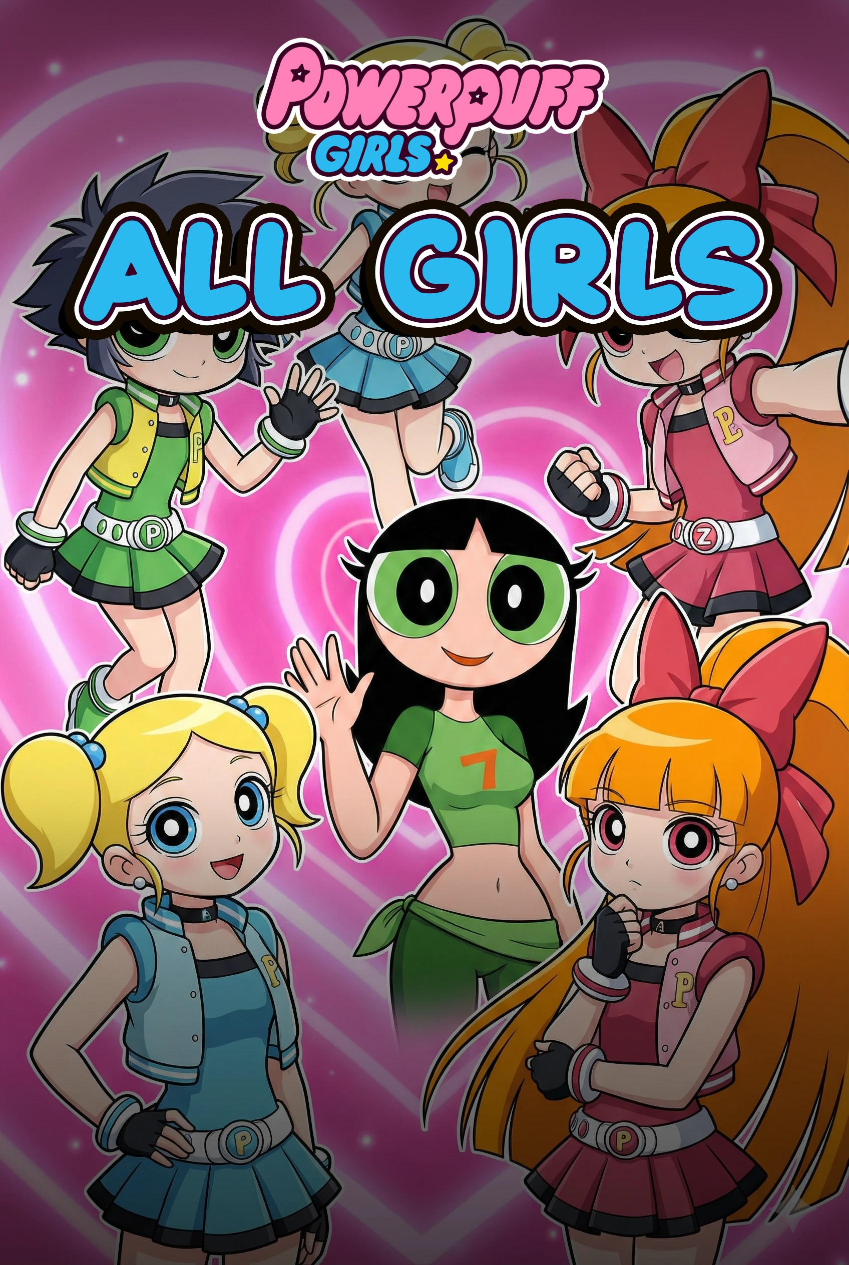 Powerpuff Girls 💗 ALL GIRLS 💗 ALL VERSIONS Blossom Z Pony