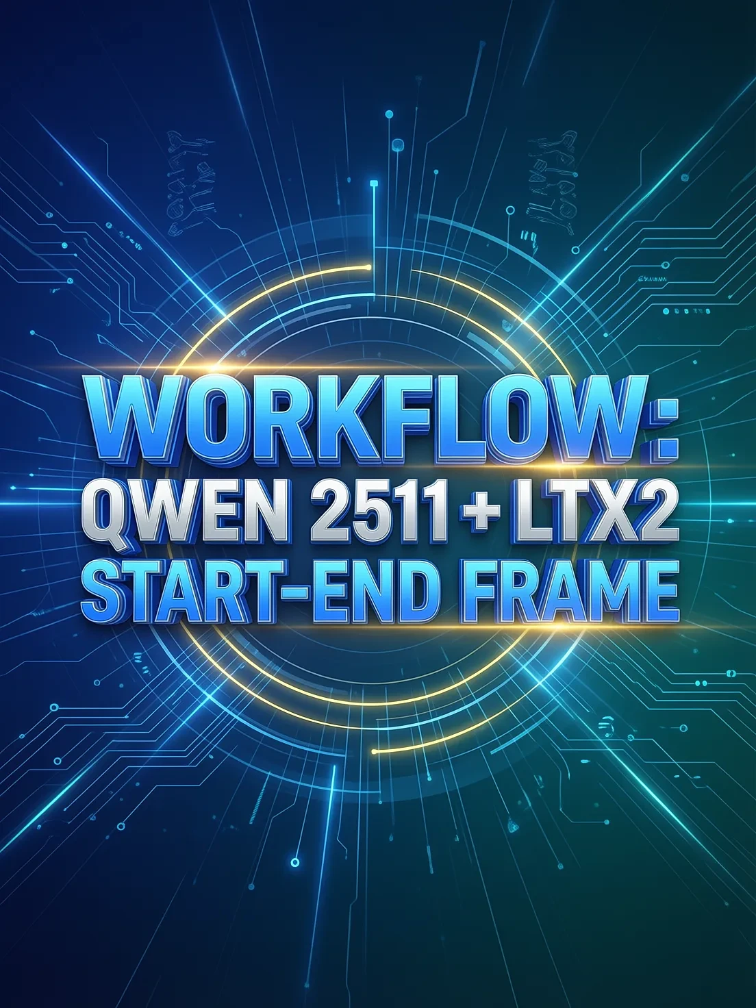 QWEN 2511 + LTX2: START-END FRAME
