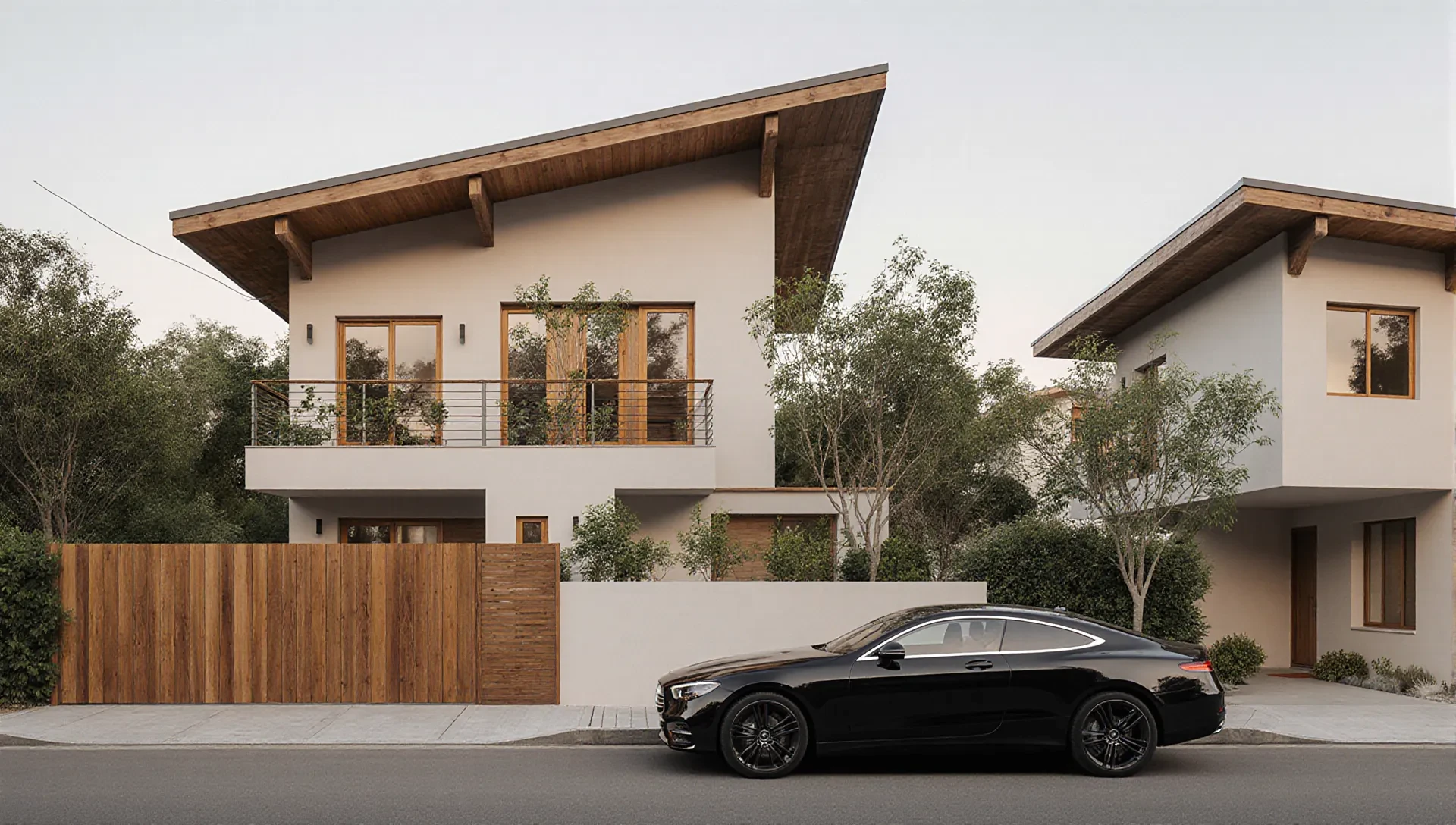 two-story house