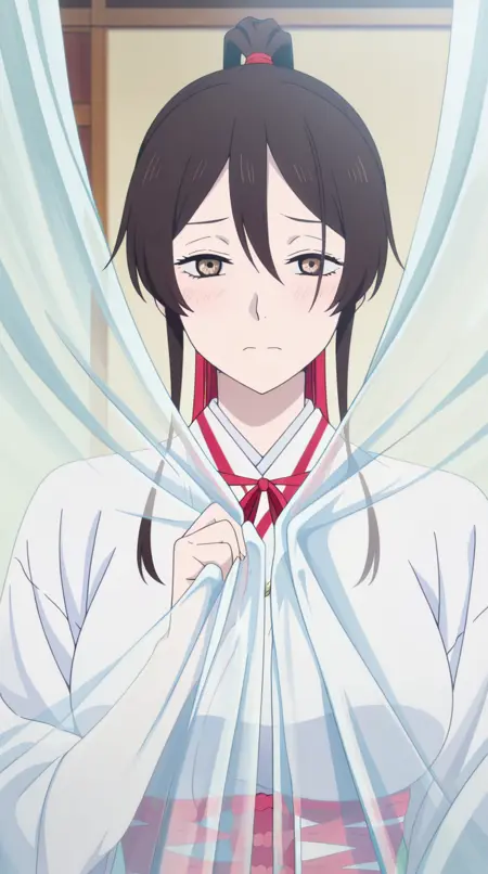 Behind Curtains - Concept Booru