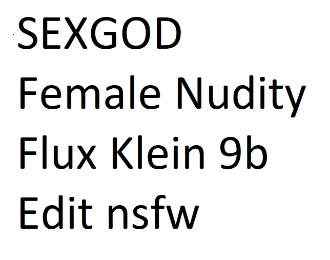 SЕXGOD Female Nuditу Flux Klein 9b Edit  2.5