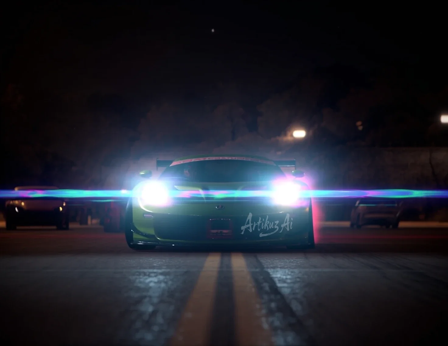 Anamorphic Lens Flares Qwen2512-GMR Anamorphic Lens Qwen2512