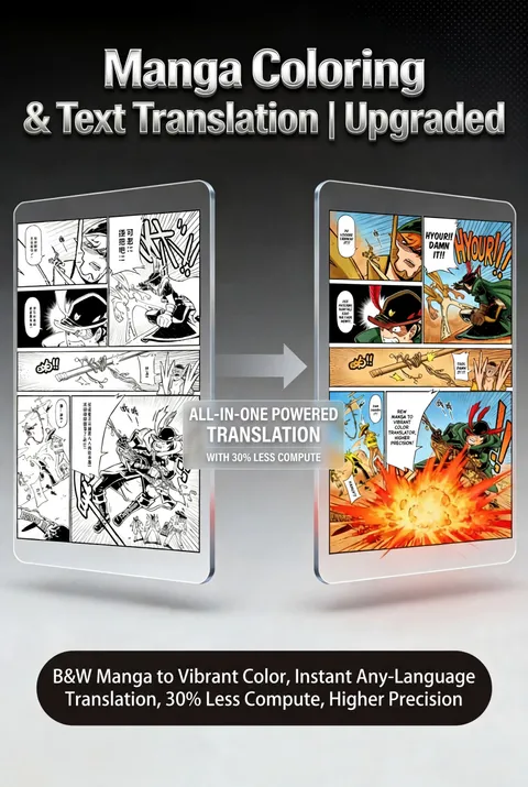 Manga Coloring & Text Translation | Upgraded