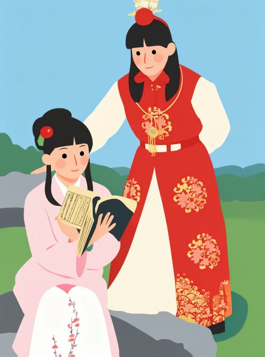 Q扁平矢量图