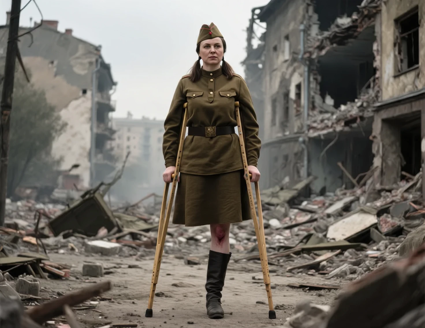 Qwen (Amputee in military uniform)202591 v1.0