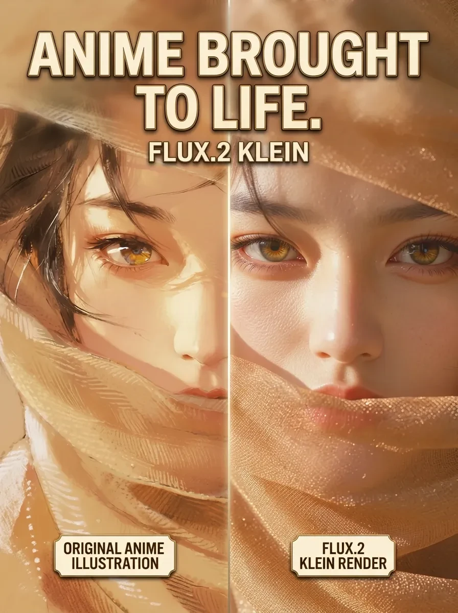 Flux.2 Klein: Anime brought to life