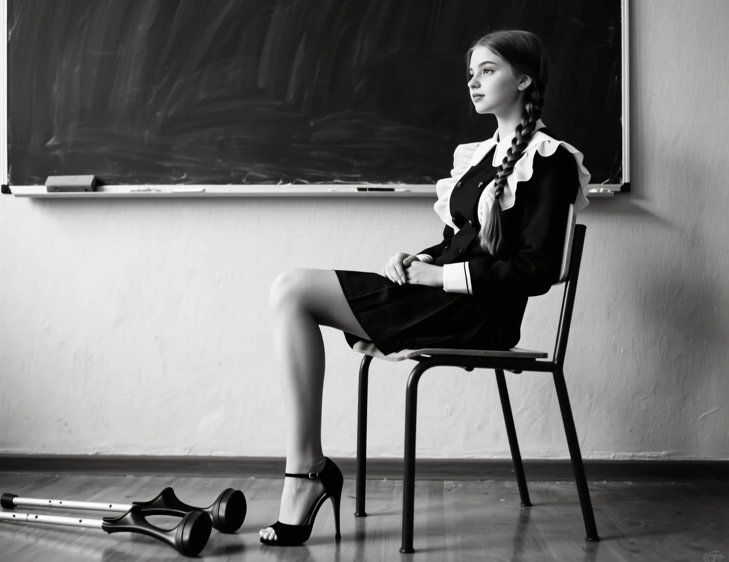 Qwen amputee_school uniform v1.0