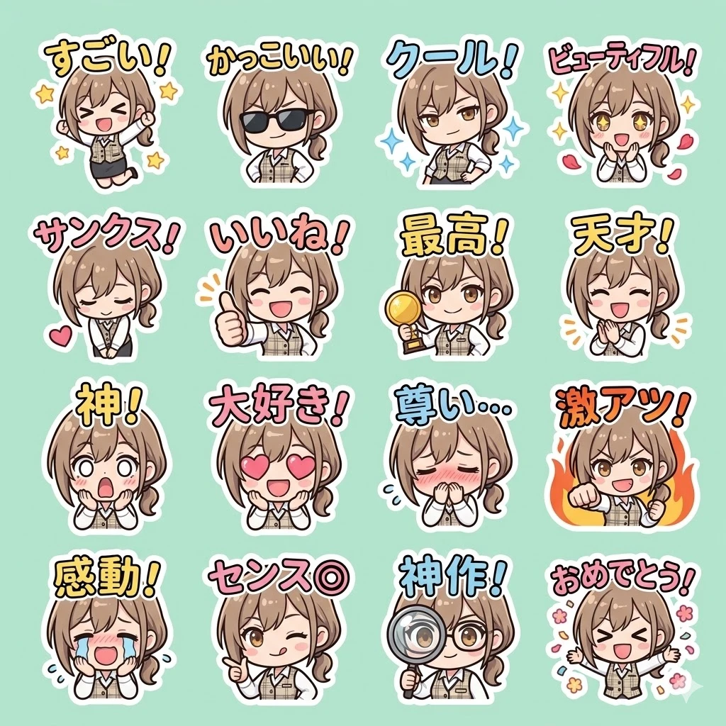 【Note! Extraction Only】 16-Image Split →  PNG Processing (withGemini)