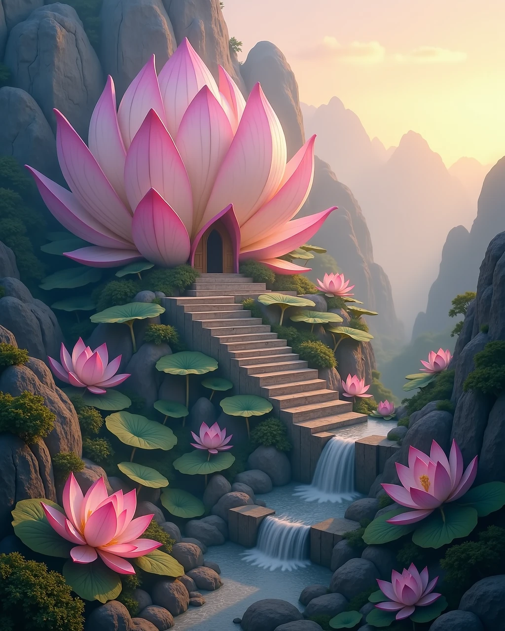 Lotus Mountain - World Morph [F.1D/Illu] v1.0 - Flux.1 D