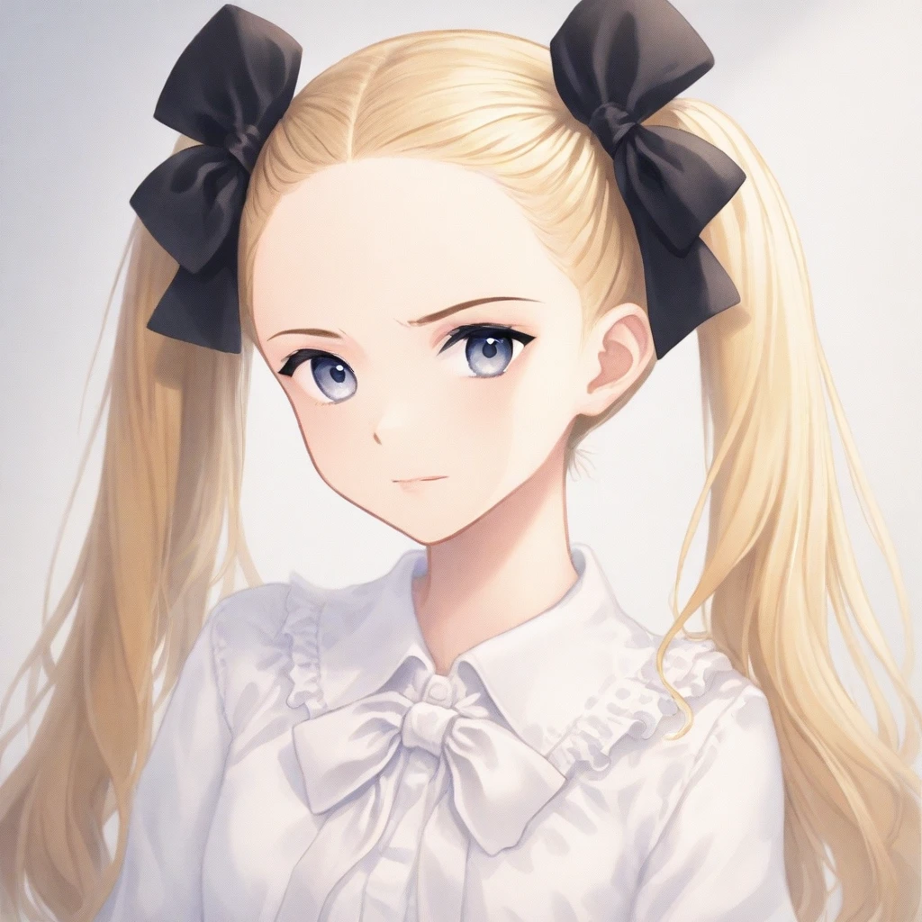 hair pulled back + high twintails v1