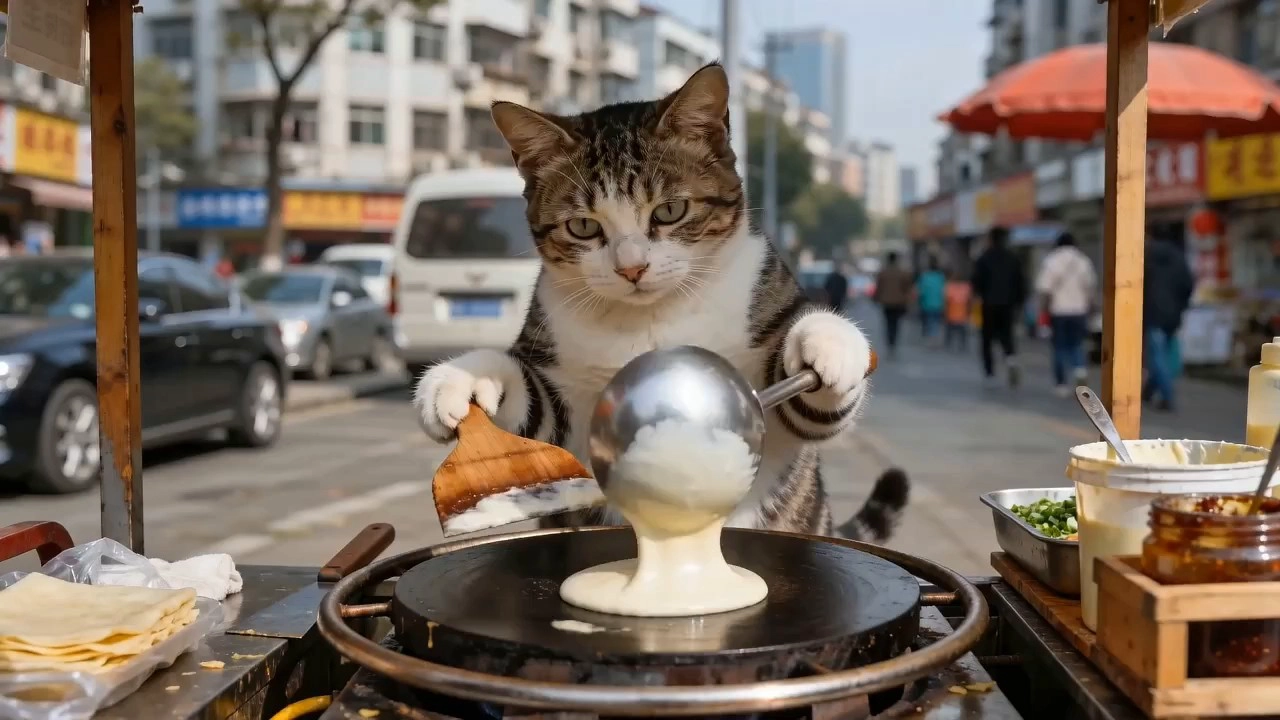Kitten Pancake Recipe & Tutorial Sharing